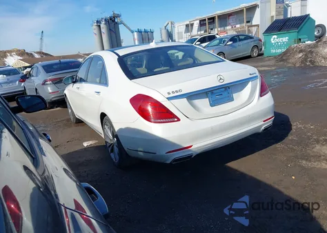 2014 Mercedes-Benz S 550 4Matic из США, поврежденный, VIN WDDUG8FB3EA045378